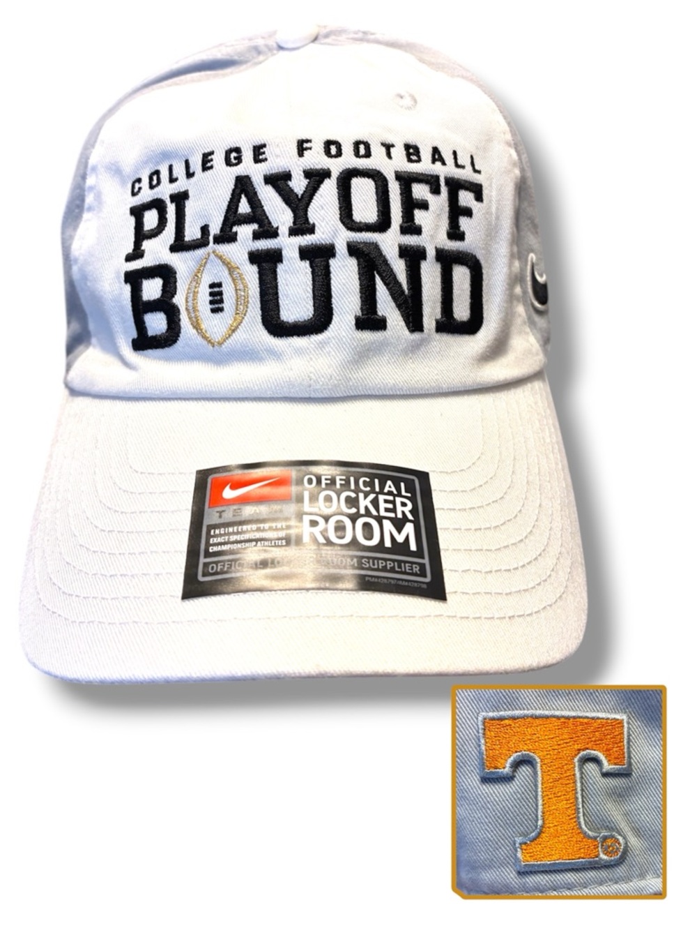 🧢Nike Tennessee Volunteers 2025 College Football Playoff Bound Hat NWT Strapback